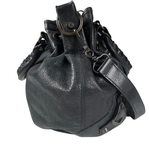 Balenciaga Pompon leather handbag