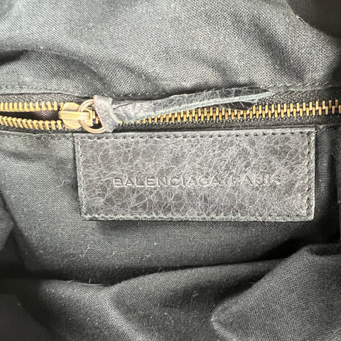 Balenciaga Pompon leather handbag