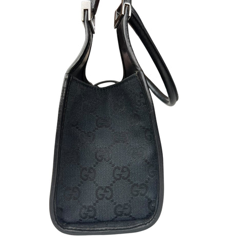Gucci GG Canvas Jackie Shoulder Bag  Black