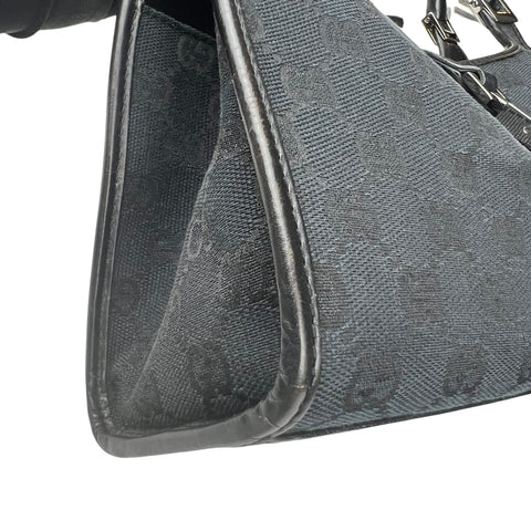 Gucci GG Canvas Jackie Shoulder Bag  Black