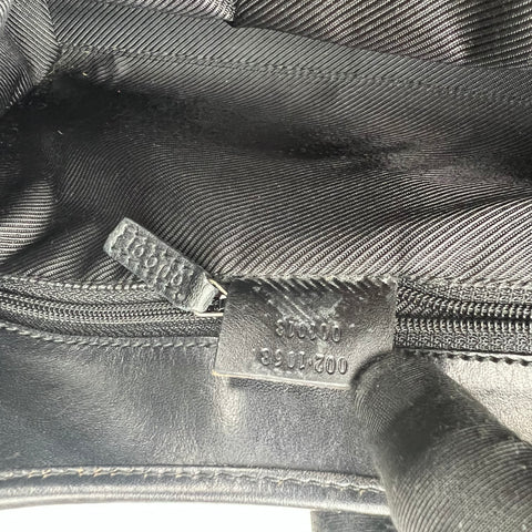 Gucci GG Canvas Jackie Shoulder Bag  Black