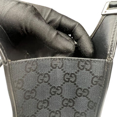 Pre-owned Gucci Jackie Vintage black cloth handbag