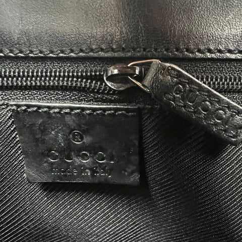 Gucci GG Canvas Jackie Shoulder Bag  Black