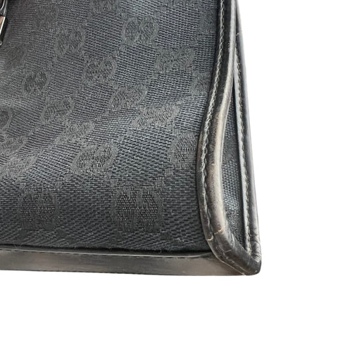 Gucci GG Canvas Jackie Shoulder Bag  Black