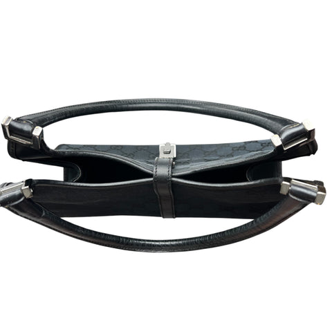 Gucci GG Canvas Jackie Shoulder Bag  Black