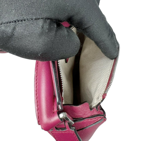 Loewe Preloved Puzzle Small Messenger Bag in Pink