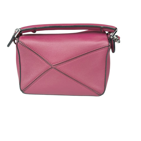Loewe Preloved Puzzle Small Messenger Bag in Pink