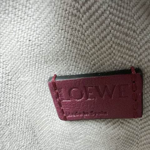 Loewe Preloved Puzzle Small Messenger Bag in Pink