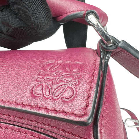 Loewe Preloved Puzzle Small Messenger Bag in Pink