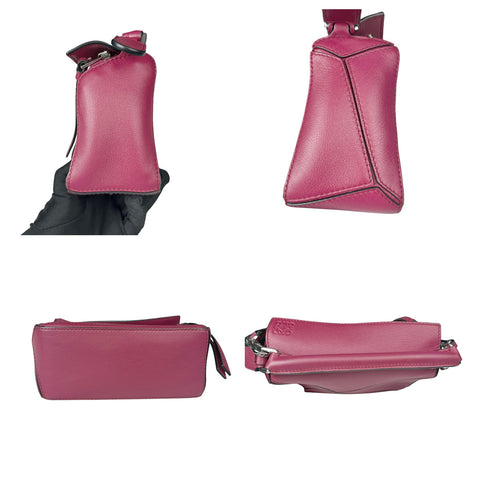 Loewe Preloved Puzzle Small Messenger Bag in Pink