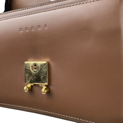MARNI East/West Soft Trunk leather shoulder bag