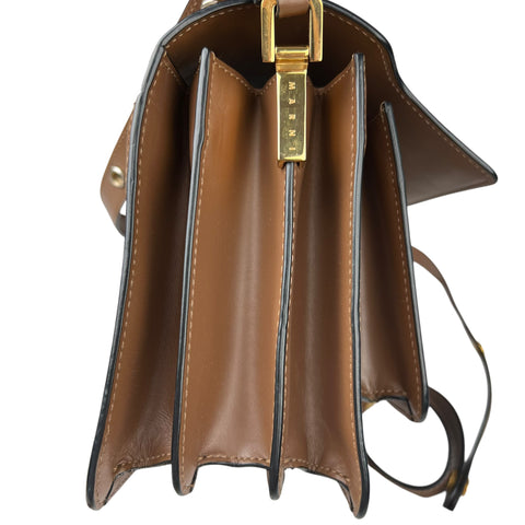 MARNI East/West Soft Trunk leather shoulder bag