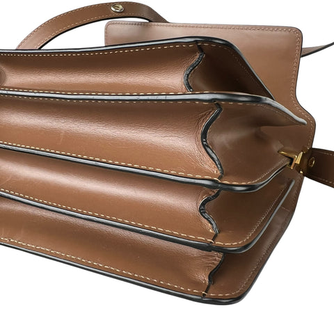 MARNI East/West Soft Trunk leather shoulder bag