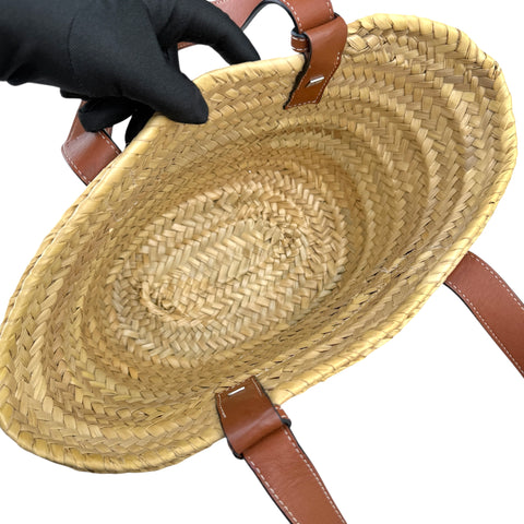 LOEWE Small Tote Basket Bag Brown Beige