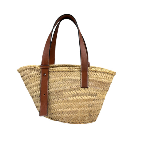 LOEWE Small Tote Basket Bag Brown Beige