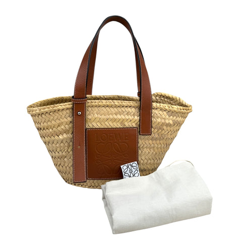LOEWE Small Tote Basket Bag Brown Beige