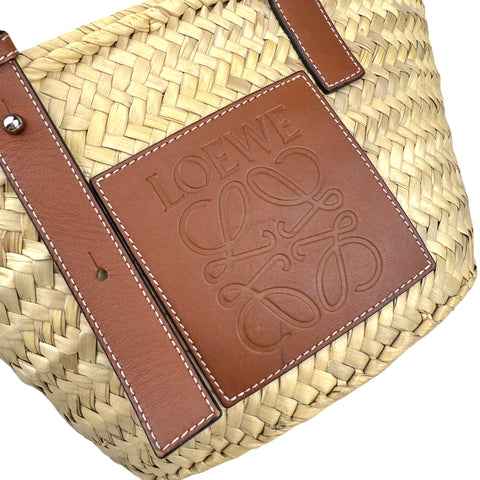 LOEWE Small Tote Basket Bag Brown Beige