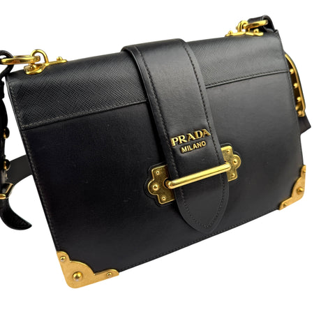 Prada Black City Cahier Bag