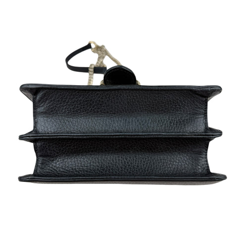 Gucci Handbag Bamboo Taurillon Leather Black Tote Bag Tophandlebag