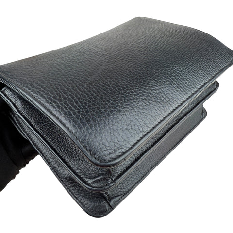 Gucci Handbag Bamboo Taurillon Leather Black Tote Bag Tophandlebag