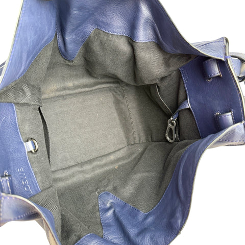 Loewe Hammock Medium in Blue Leather