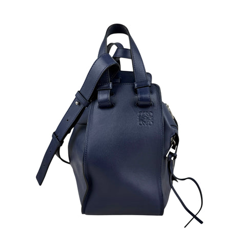 Loewe Hammock Medium in Blue Leather