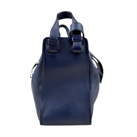 Loewe Hammock Medium in Blue Leather