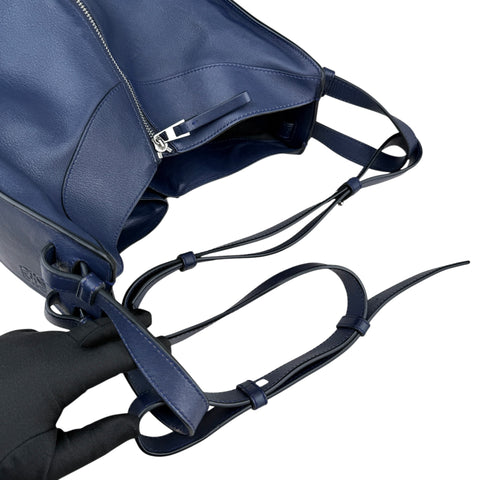 Loewe Hammock Medium in Blue Leather