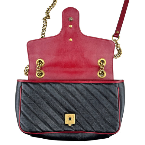 Gucci GG Marmont Black Crossbody Bag