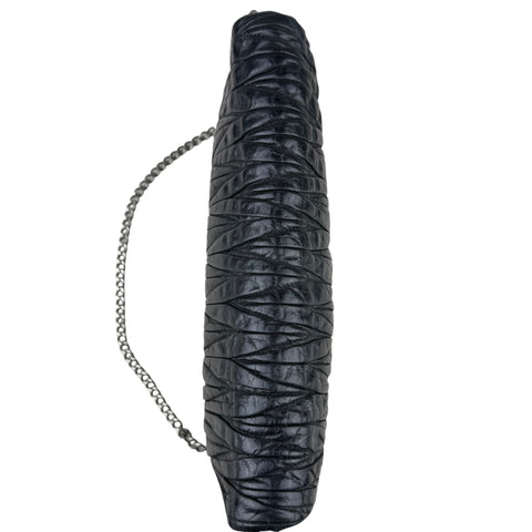 Miu Miu Black Matelassé Leather Shoulder Bag