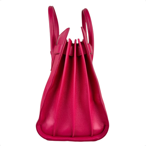 Saint Laurent Sac de Jour in Pink Calfskin Leather