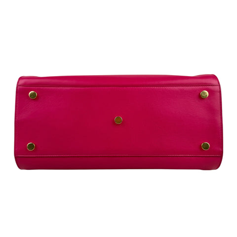 Saint Laurent Sac de Jour in Pink Calfskin Leather