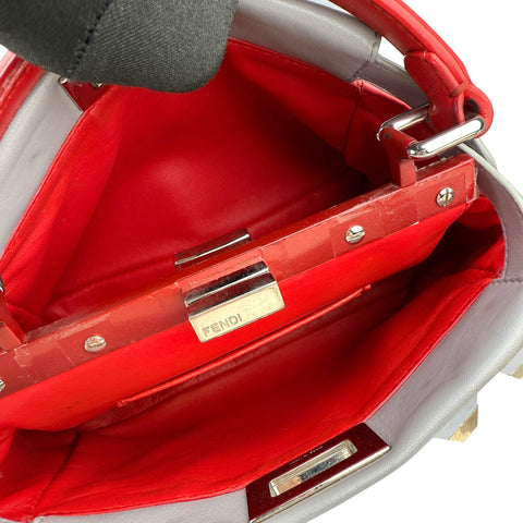 Fendi Leather Peekaboo Mini crossbody bag