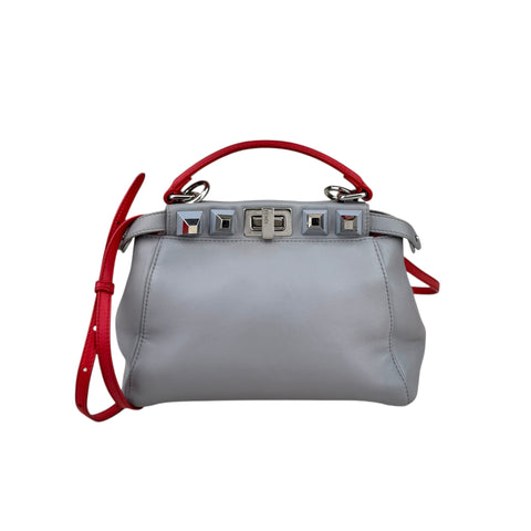 Fendi Leather Peekaboo Mini crossbody bag