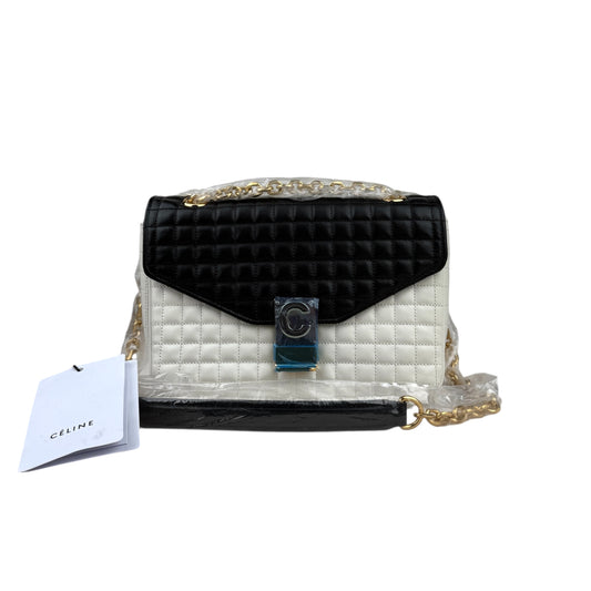 Celine Leather Medium C Bag