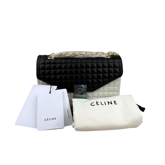 Celine Leather Medium C Bag