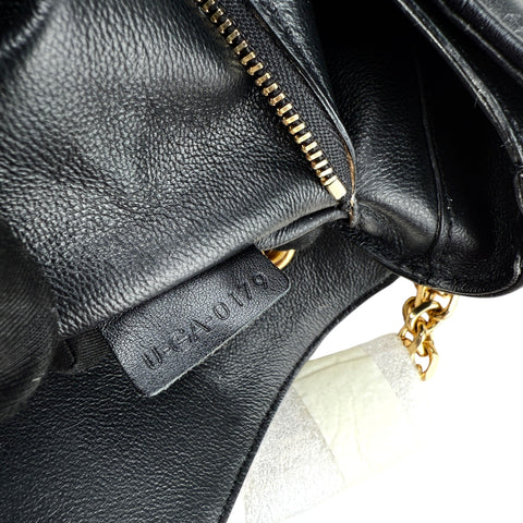 CELINE C Small Quilted Chain Shoulder Bag Near Mint