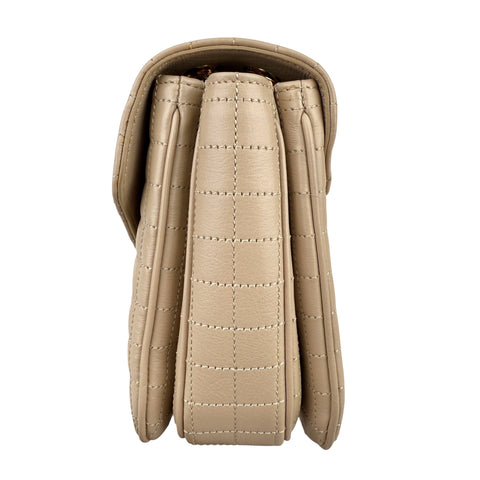 Celine Beige Quilted Leather Medium C Bag