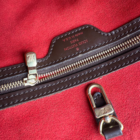 Louis Vuitton Hampstead Shoulder Bag PM Brown Canvas