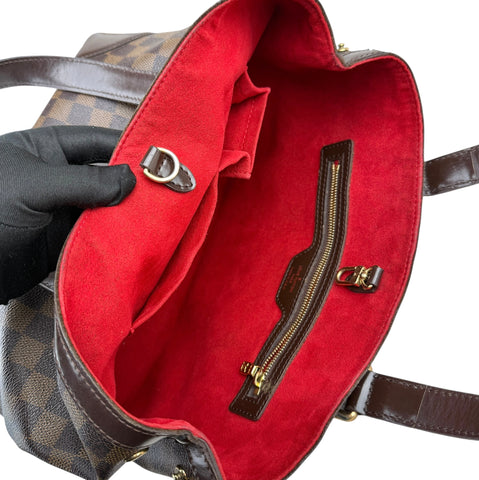 Louis Vuitton Hampstead Shoulder Bag PM Brown Canvas