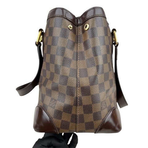 Louis Vuitton Hampstead Shoulder Bag PM Brown Canvas