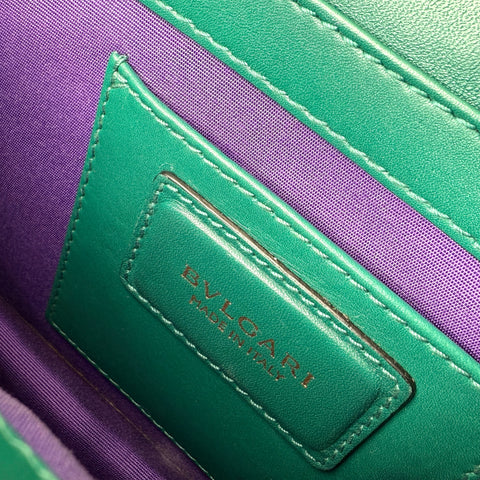 Bvlgari Green Serpenti Forever Shoulder Bag