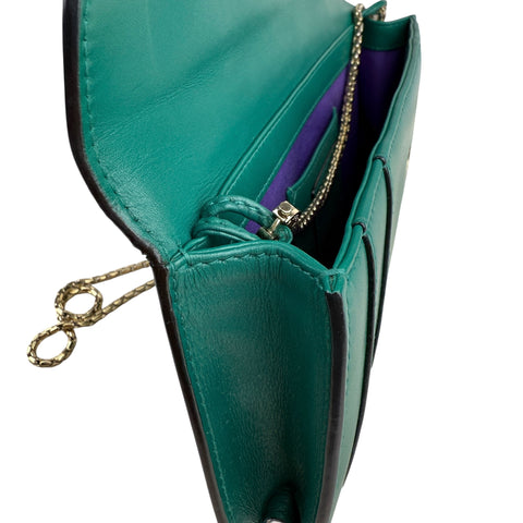 Bvlgari Green Serpenti Forever Shoulder Bag
