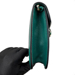 Pre-owned bvlgari-green-serpenti-forever-shoulder-bag-front