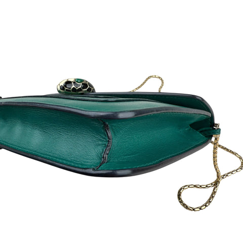 Bvlgari Green Serpenti Forever Shoulder Bag