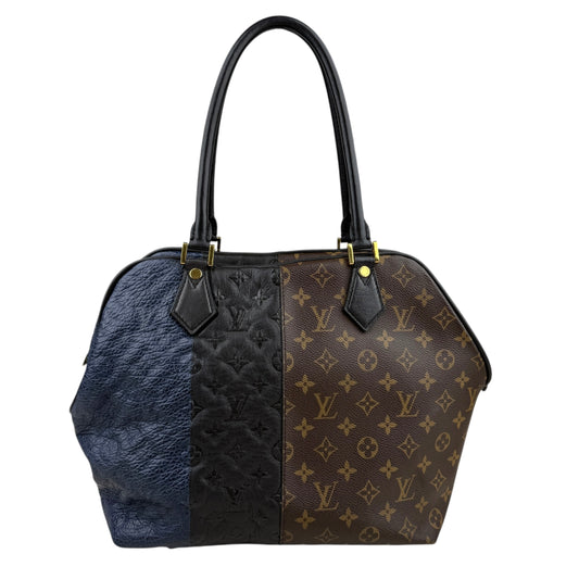 Louis Vuitton Limited Edition Marine Monogram Blocks Zipped Tote Bag