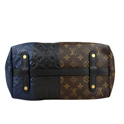 Louis Vuitton Limited Edition Marine Monogram Blocks Zipped Tote Bag