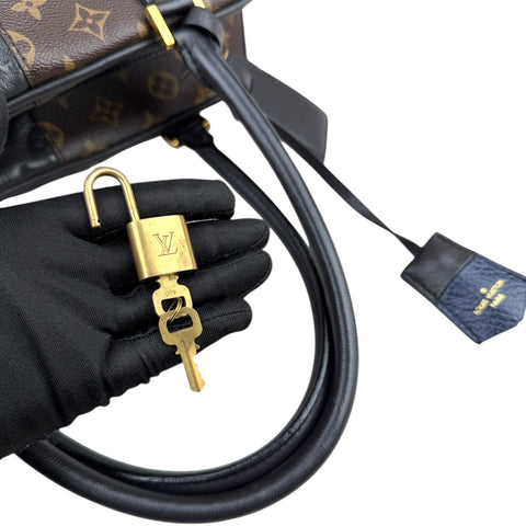 Louis Vuitton Limited Edition Marine Monogram Blocks Zipped Tote Bag