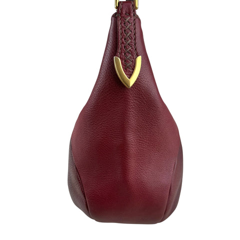 Fendi Selleria Leather Chain Hobo Shoulder Bag Tote