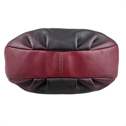 Fendi Selleria Leather Chain Hobo Shoulder Bag Tote